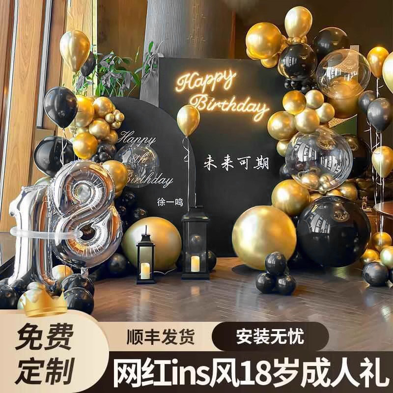 18岁生日装饰场景布置升学宴男孩十八成人礼派对仪式感kt板背景墙,节庆用品/礼品,装扮布置套餐,淘宝优惠券,粉丝福利购,淘宝优惠卷