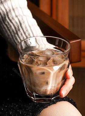 汇冠 厚底玻璃杯意式浓缩美式咖啡杯Dirty澳白拿铁饮品杯高级水杯