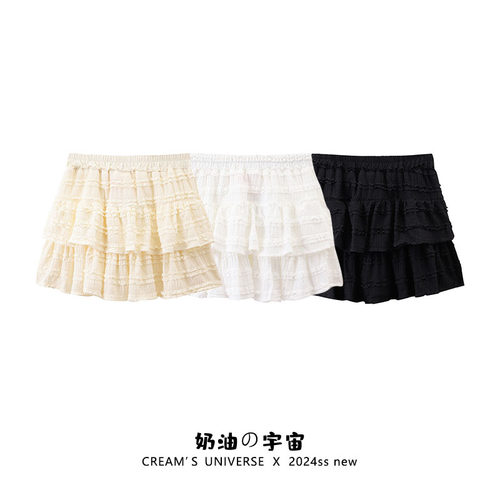 蕾丝花边蛋糕短裙芭蕾少女蓬蓬裙