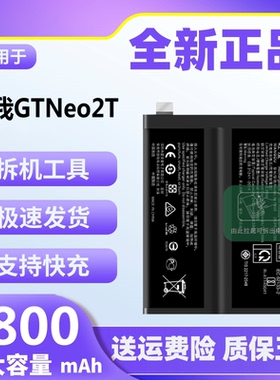 适用于真我GTNeo2T电池原装魔改大容量RMX3357手机全新电板BLP849