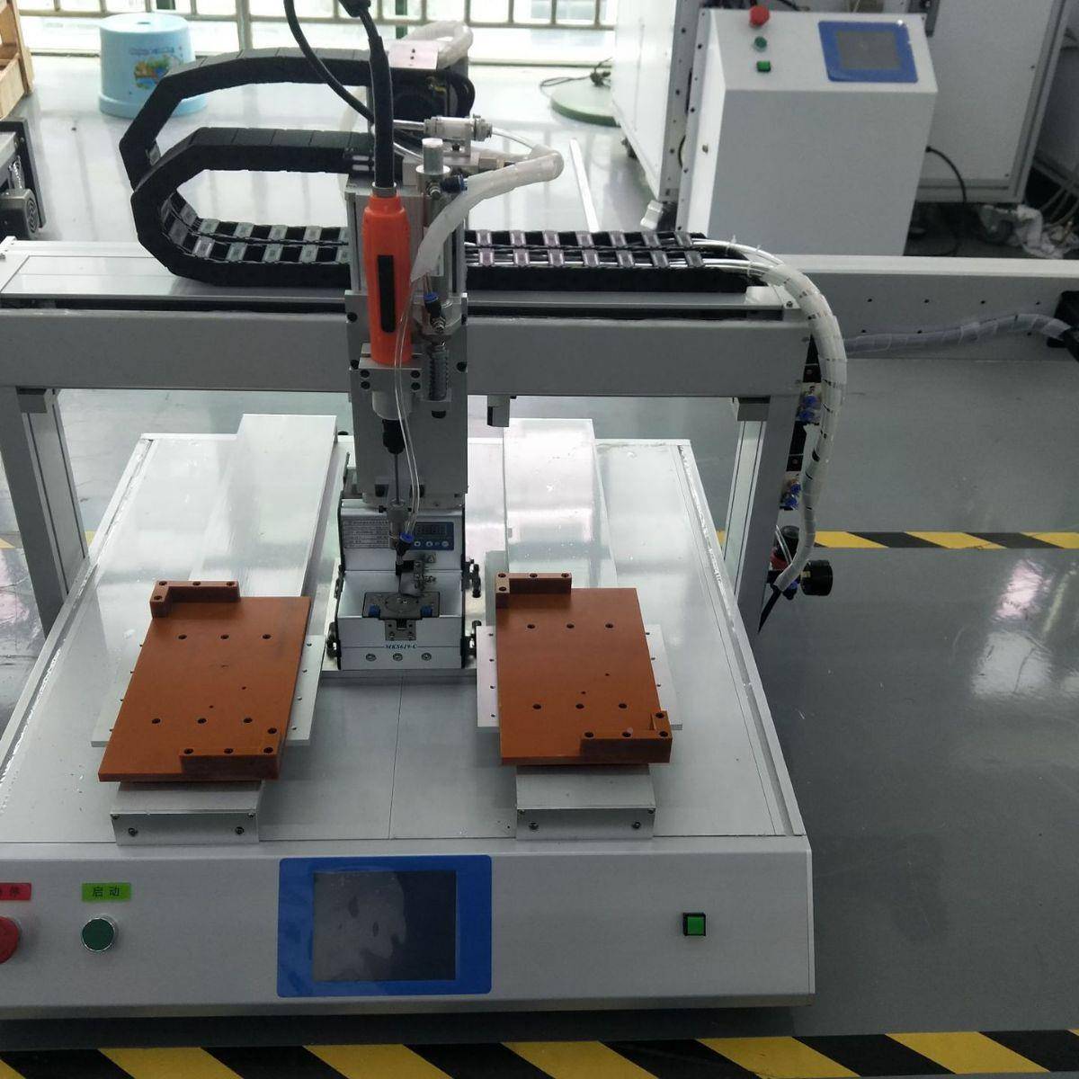 双平台自动锁螺丝机 丝吹式气式/附自动打螺机YS-L542 带机械手吸