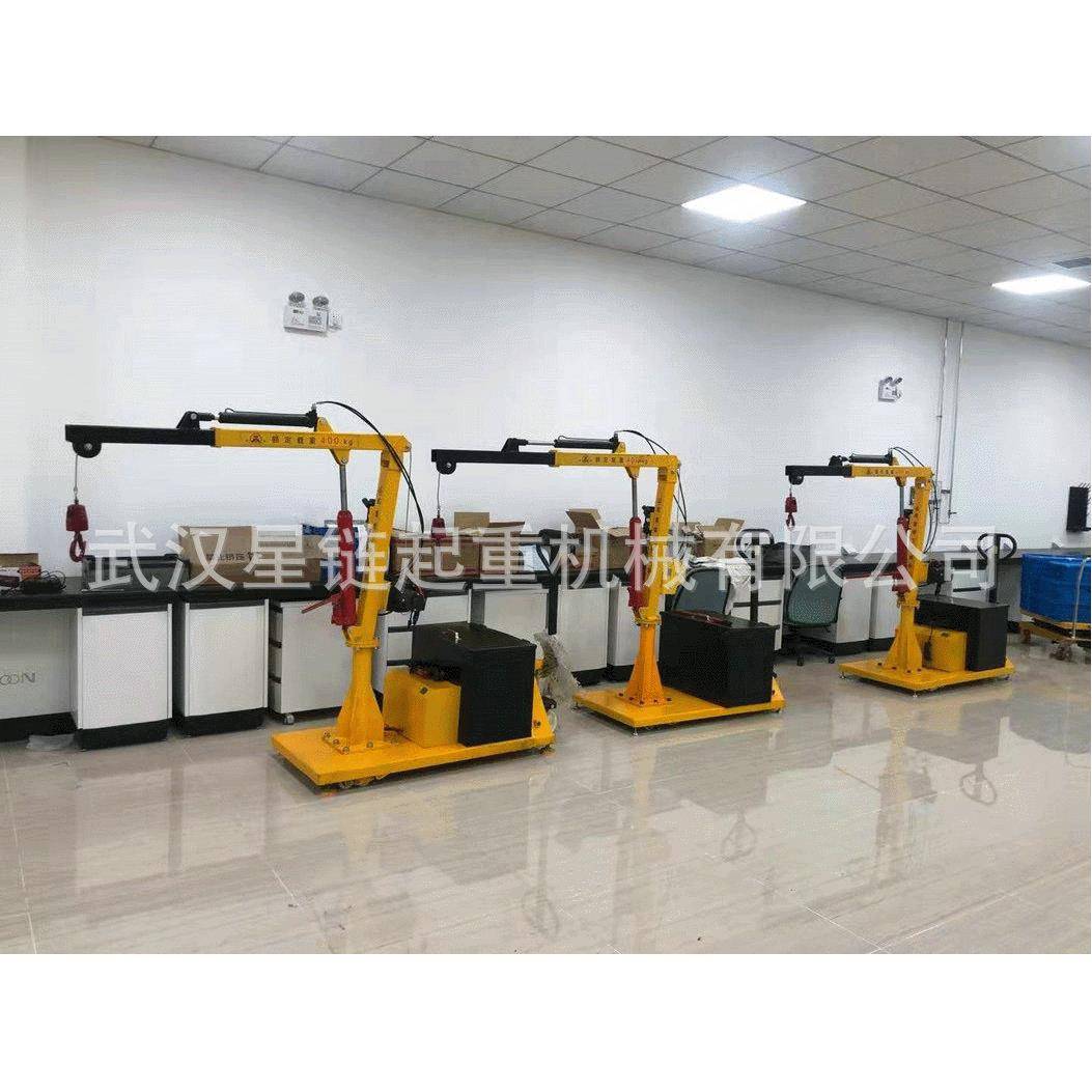 装修小型便携车间用柱式小吊机 三24电动小吊机 小V型随式966车吊