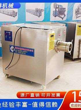 大XFE型绞肉机 锈钢商用电动鲜肉绞肉 肉机120型多功能冻碎肉不机