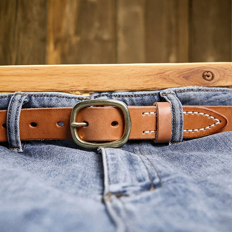 手工配牛仔裤真皮头层纯牛皮腰带女铜扣针扣缝线裤带休闲百搭潮人,服饰配件/皮带/帽子/围巾,腰带/皮带/腰链,淘宝优惠券,粉丝福利购,淘宝优惠卷