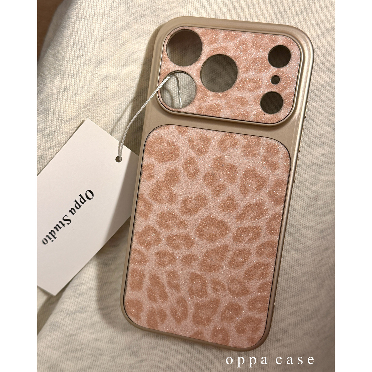 ins高级感皮纹闪粉豹纹适用苹果16promax手机壳iphone17新款15pro女款14大视窗防摔13全包防摔保护套,3C数码配件,手机保护套/壳,淘宝优惠券,粉丝福利购,淘宝优惠卷