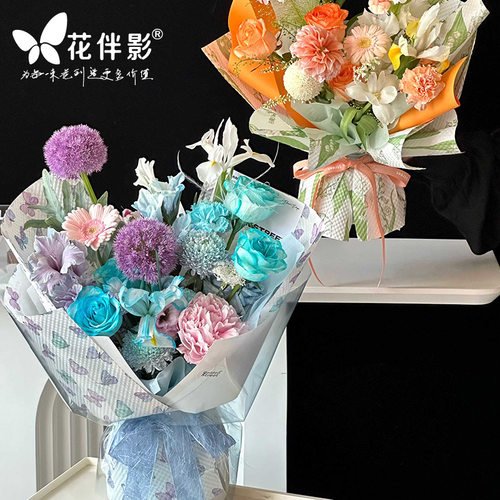 防水鲜花包装纸花束内衬包花风华