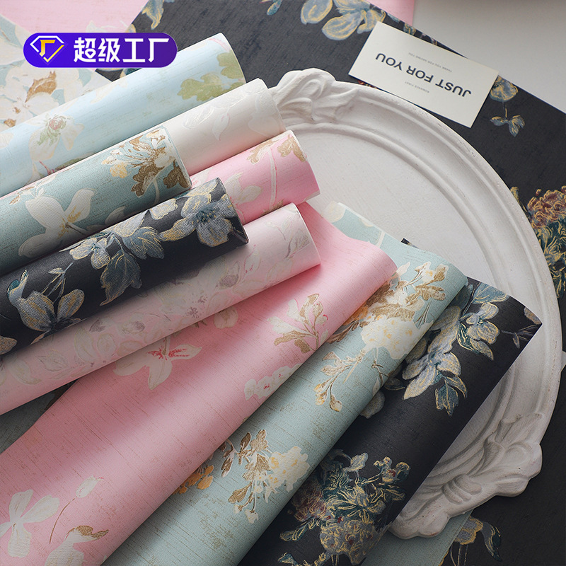 新款鲜花包装纸立体浮雕纸玉花缘