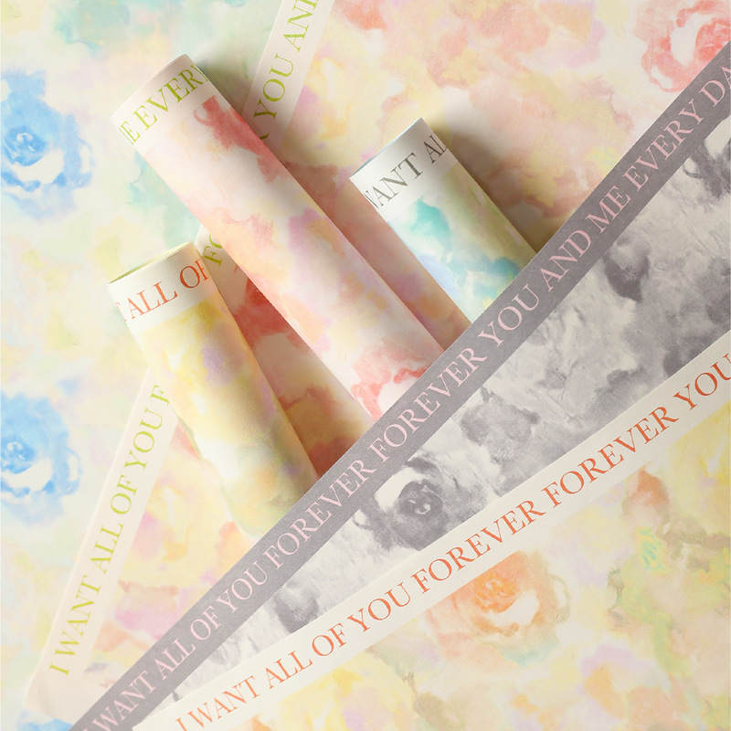 网红防水风华纸艺术纸鲜花包装纸