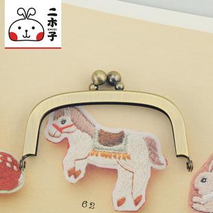 【送图纸】8.5cm拱形葫芦头无孔口金配件 出口日本手工制作