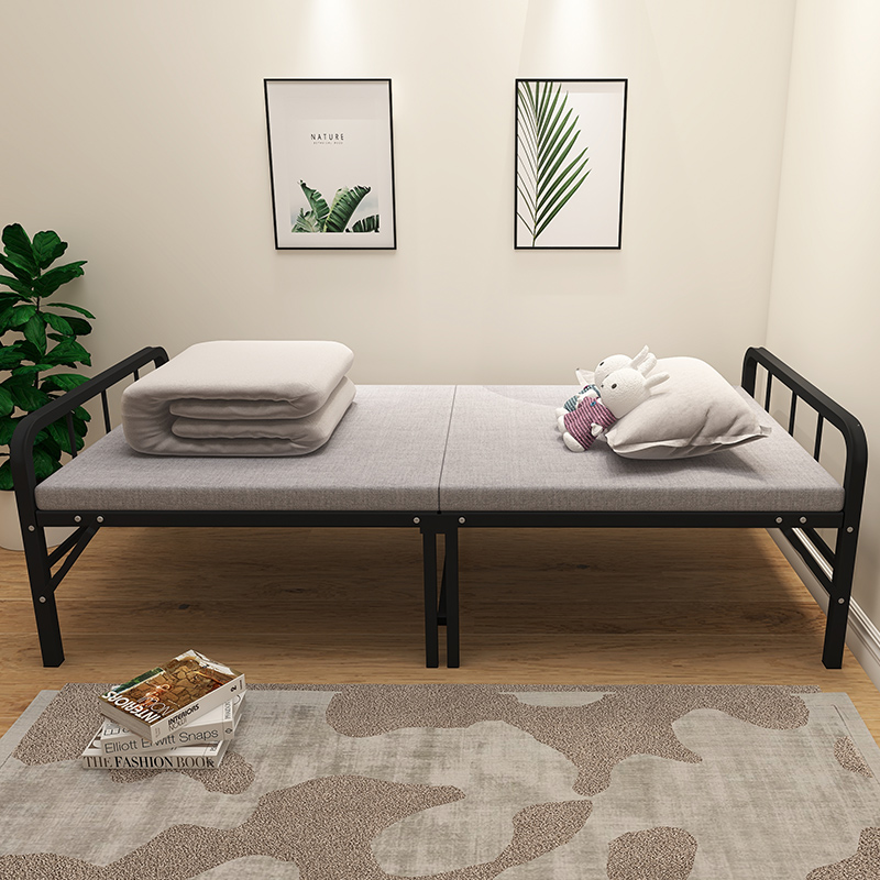 瑞仕达折叠床单双人家用木板简易铁架硬板出租用房板式经济型板床