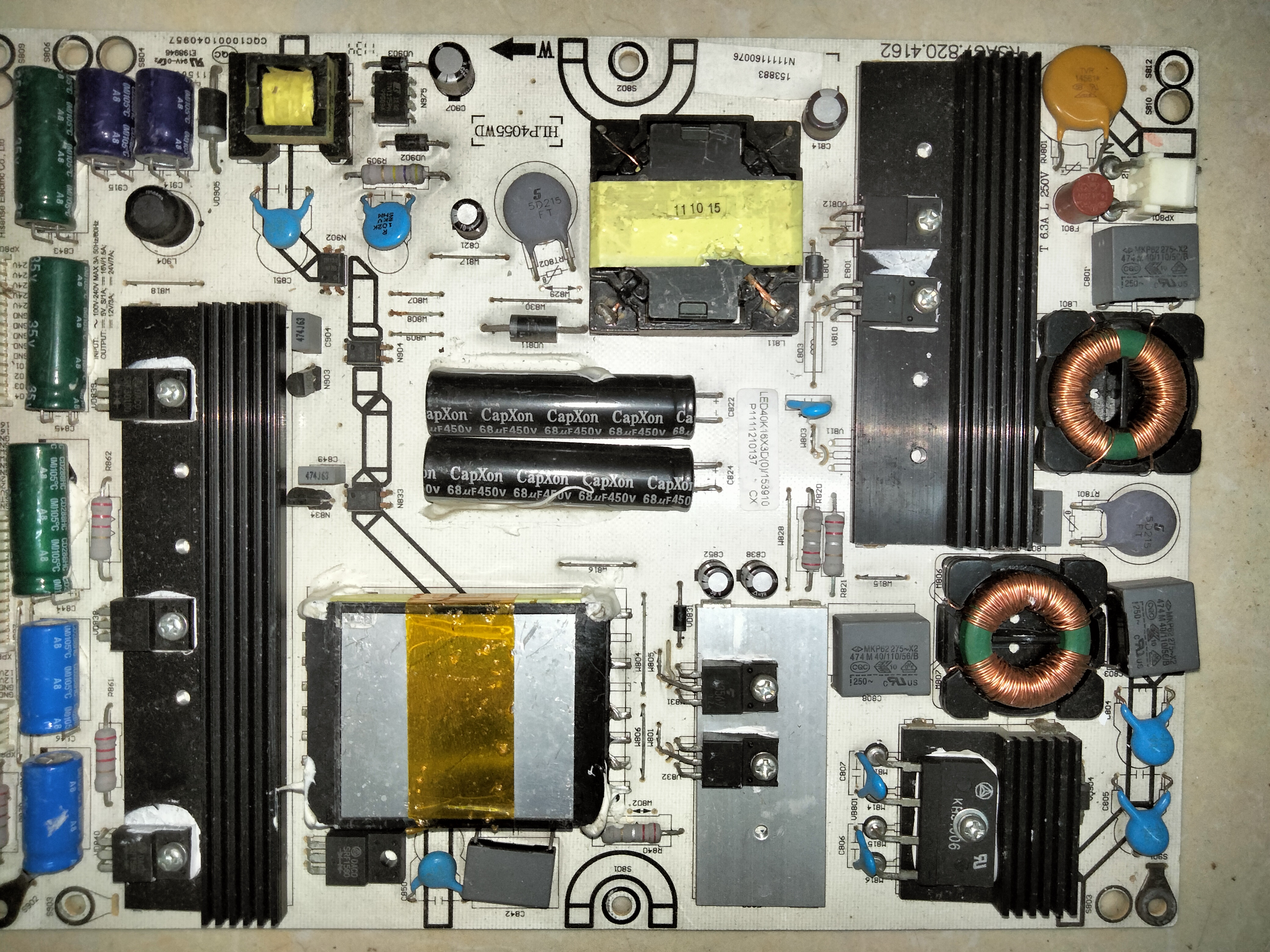 原装海信LED46K01P/55T36GP/40K16X3D 电源板RSAG7.820.4162