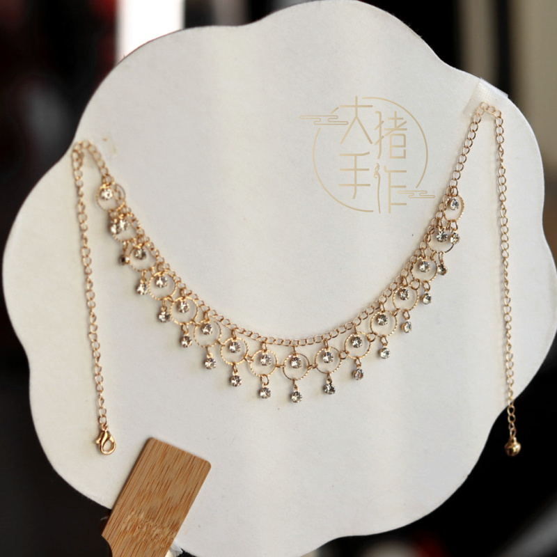 汉服唐风百搭额链异域风情眉心坠