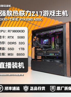 七彩虹5080 ADOC/5090D V2 ADOC/9800X3D/217风道游戏主机[皎月]
