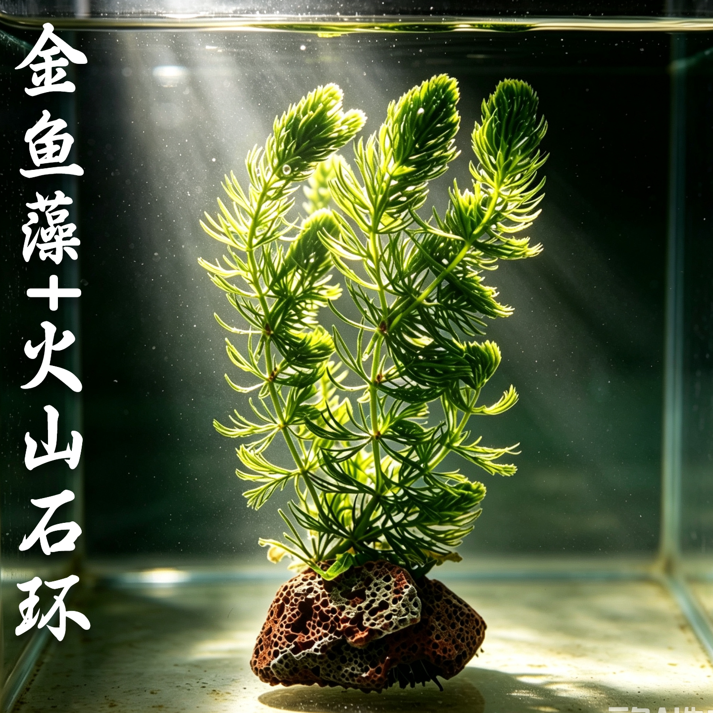 金鱼藻水草阴性鱼缸造景净水