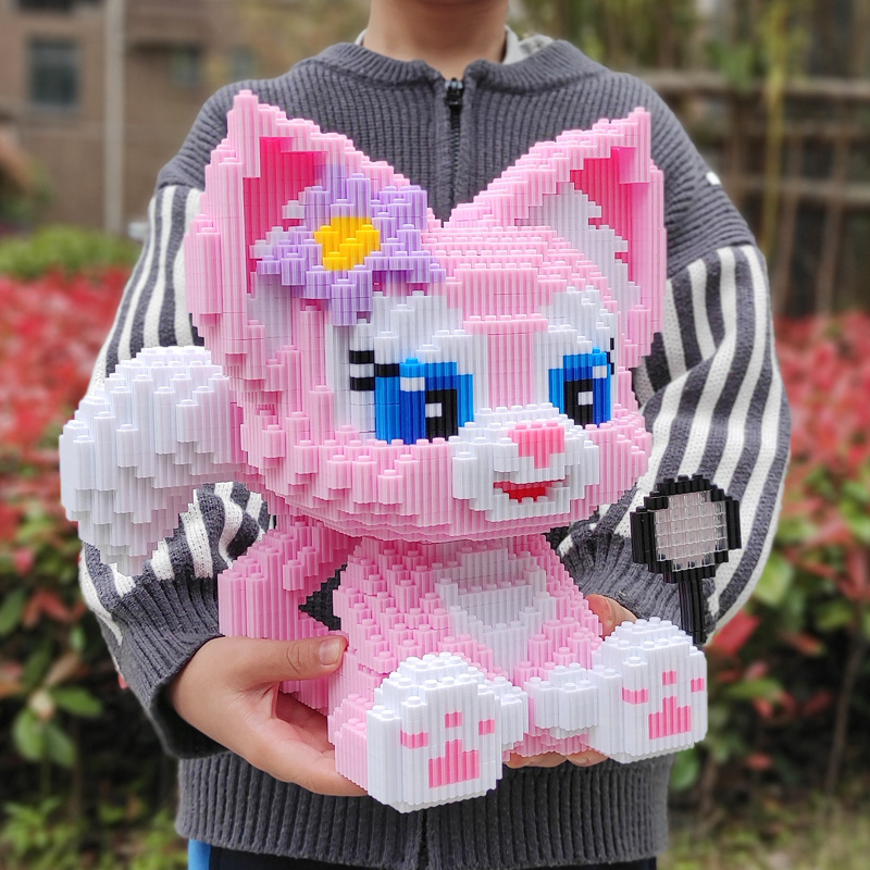 琳娜贝尔立体拼图国潮积木龙宝宝