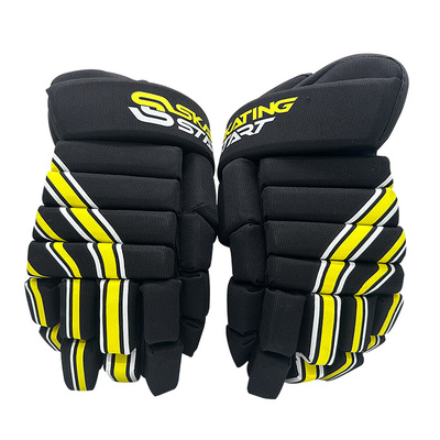 清货滑启专业冰球手套儿童轮滑球手套陆地冰球旱冰球护手成人青少