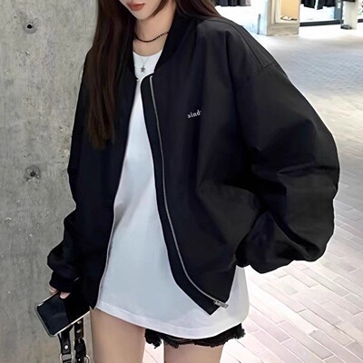 美式复古冲锋衣外套春秋新款夹克