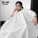 网红理发店围布高档潮发廊专用发型师剪发美发剃头围裙不沾发订制