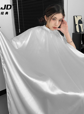 发廊专用发型师理发围布美发店剪发剃头围裙潮高档不沾发网红logo