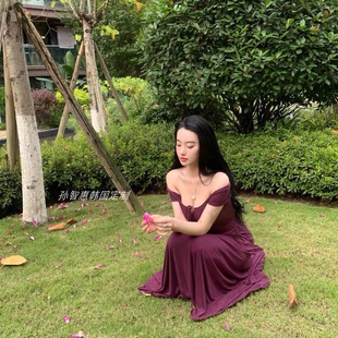 孙智惠韩国定制“极简风系列”法式优雅日常连衣裙