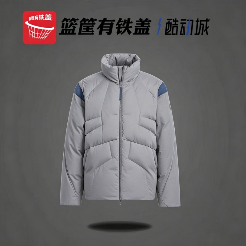 阿迪达斯男士可拆卸运动羽绒服