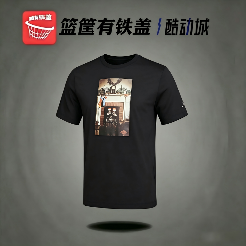 Nike/耐克正品新款AJ芝加哥男子篮球运动圆领短袖T恤CI1328-010