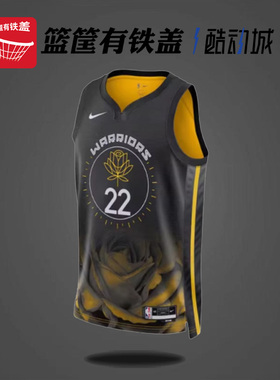 Nike/耐克正品DRI-FIT NBA男子金州勇士队无袖球衣DO9593-013