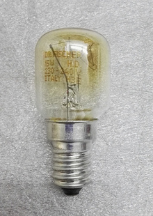 适用于西门子和博世冰箱配件灯泡 透明 蓝色25W 15wE14螺口