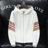 电商D2521811P140沙发2024秋款拼色连帽男士夹克衫，男装夹克，电商D252