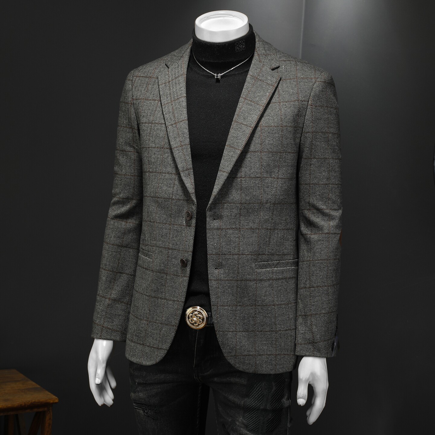 2025秋款男士修身西服电商D252-6256P165假模,男装西服,电商D252