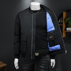 2025冬款男士羽绒服90白鸭绒-电商D252-89104P350-466假模