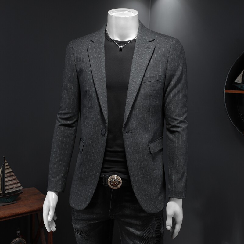 2026春款男士时尚修身西装-电商D252-8309P160假模,男装西服套装,电商D252