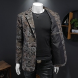 2026春款男士牛仔西装电商D252-1123P160假模，男装西服套装，电商D252