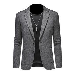 2025春款男士时尚修身西服外套-电商D252-6207P210玻璃图图片