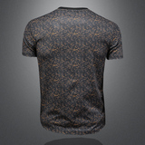 2026花色男士圆领短袖T恤-D252-2986P60镂空图，男装T恤，电商D252