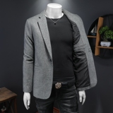 2026款含羊毛男士修身西装-电商D252-1108P190假模，男装西服套装，电商D252