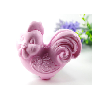 手工皂香皂石膏牛油蛋糕慕斯冰淇淋模具食品级硅胶十二生肖鸡