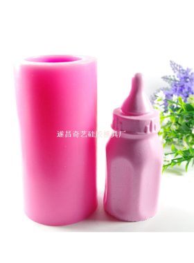 硅胶模具手工肥皂蜡烛奶瓶s286