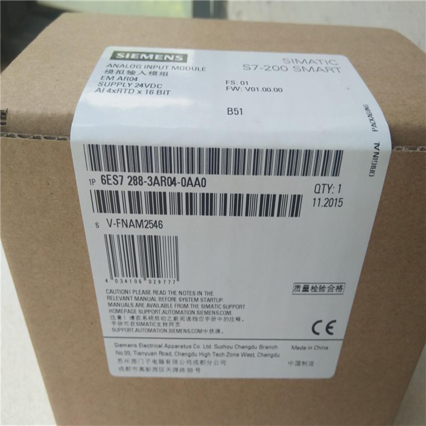 西门子200plcsmart模拟量模块6ES72883AE040AA0AE08AQ02AM03