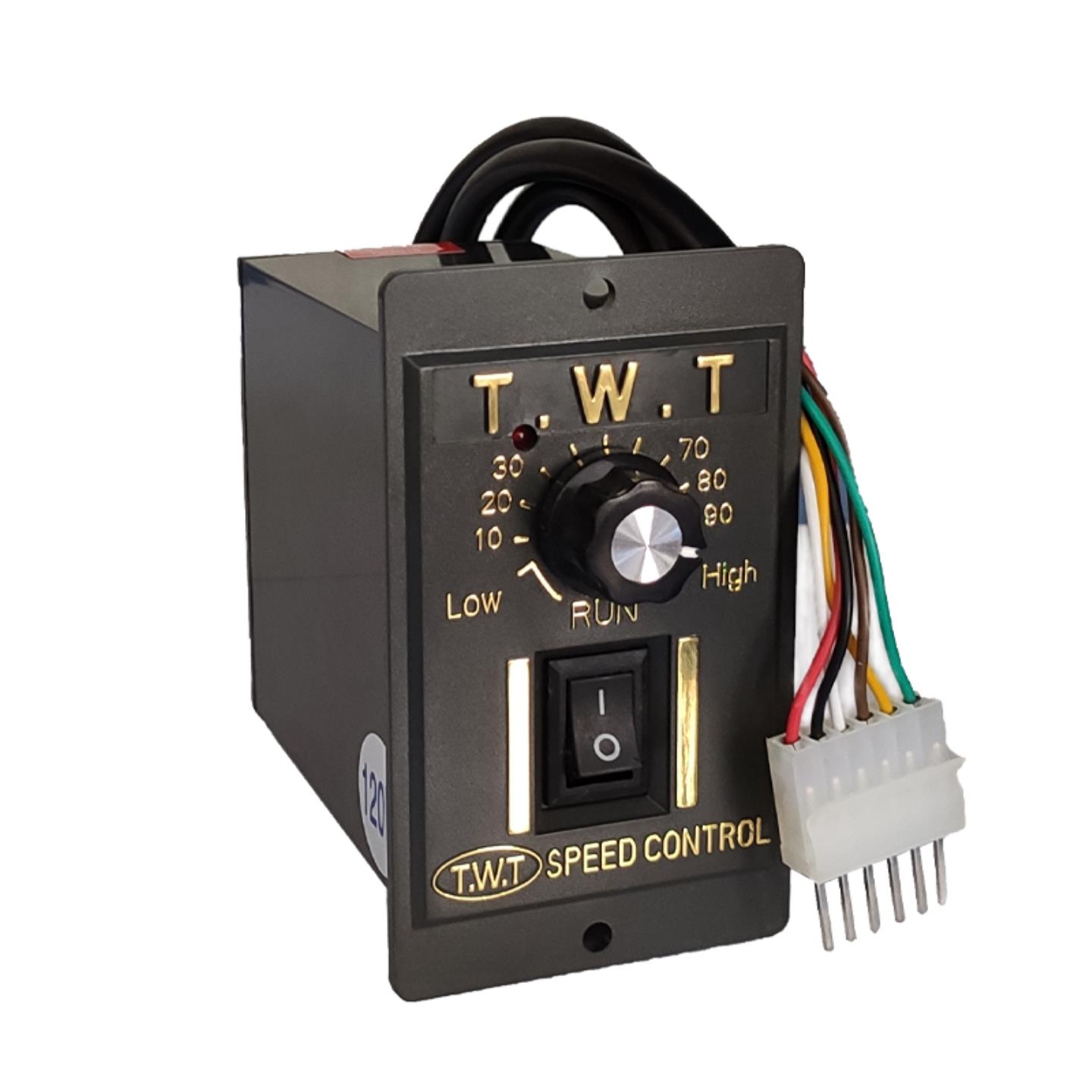 TWT调速器220V调速电机US52正反转无极变速US-52马达转速控制器