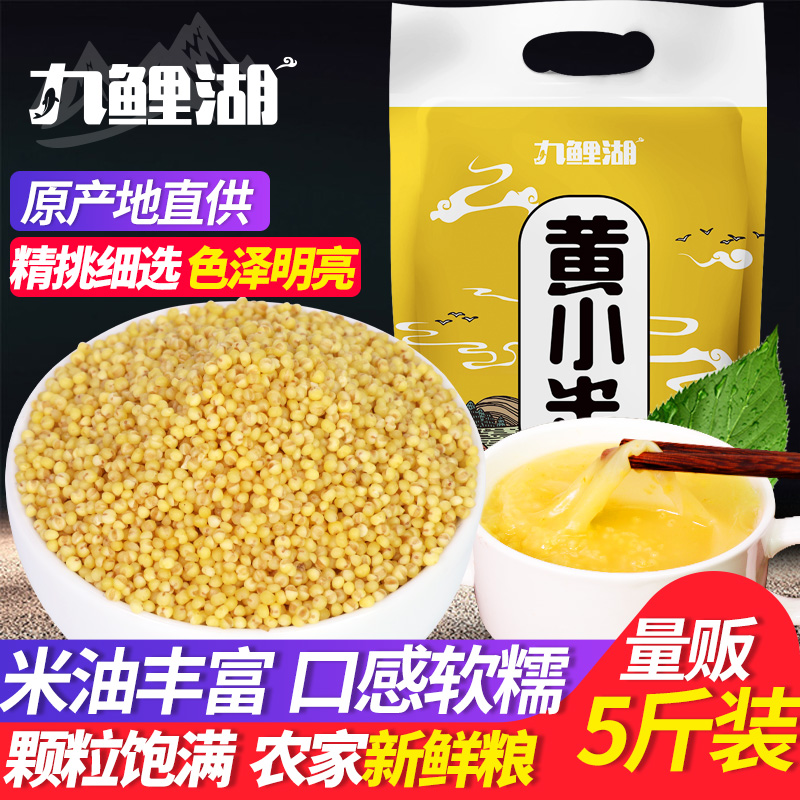 黄小米粥小黄米新米5斤山西特产农家五谷月子食用吃的米五谷杂粮