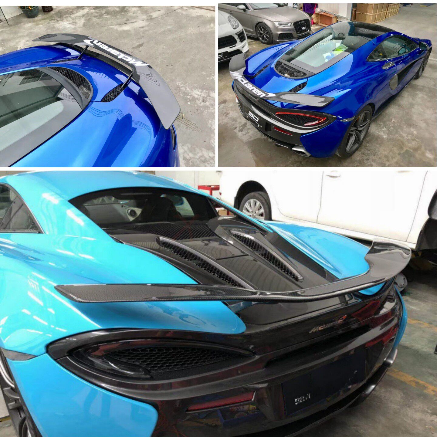 570SNovitec碳纤定风尾翼迈凯伦