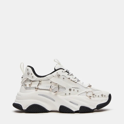 老爹鞋Steve Madden思美登POSSESSION BLACK SYNTHET增高6厘米女