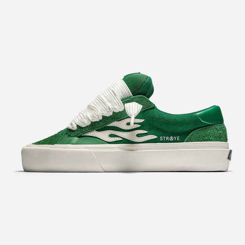 北美潮牌直邮Straye LOGAN PUFF FOREST绿色时尚休闲滑板男女鞋