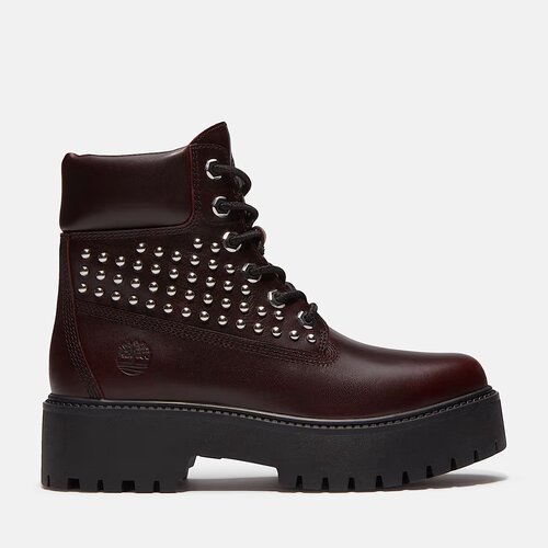 增高添柏岚Timberland Stone Street Platform Boot纯皮女靴防水