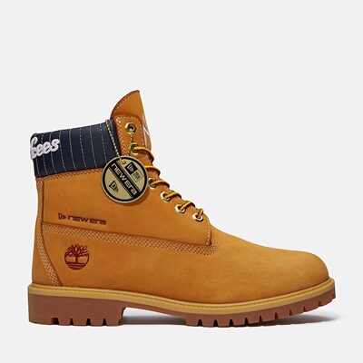联名限定添柏岚Timberland x New Era Yankees Waterproof男鞋