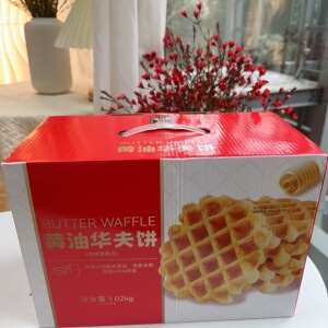 黄油华夫饼手提礼盒装1000g2斤所见所得店铺图为本店实物