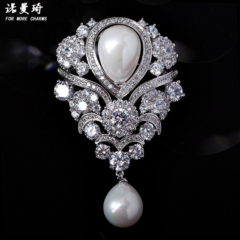 Broche femme en Zircon diamant - Ref 1171713 Image 1