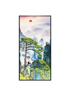 手绘玄关欧美华现代简约