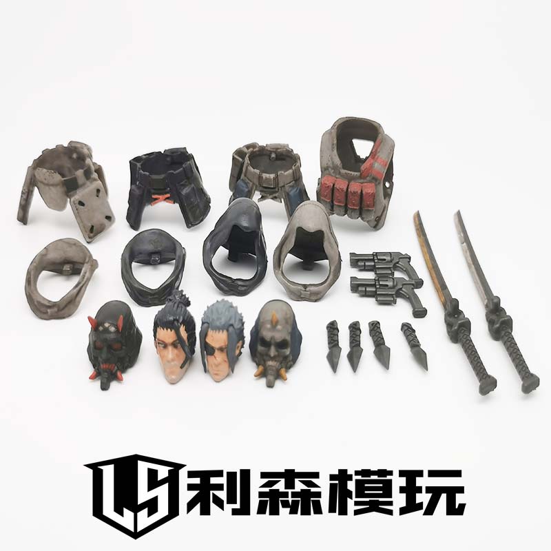 酸雨战争 3.75寸大和国密迹那罗延 1:18可动兵人DIY武器LS09-封面